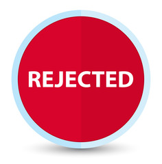 Rejected flat prime red round button