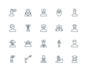 Graduated, Father face, Punk Bald man face with beard and sungla