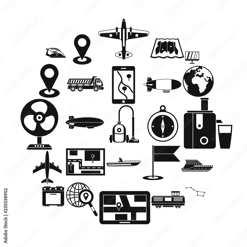 Poster computer forensics icons set. simple set of 25 computer forensics vector icons for web isolated on w