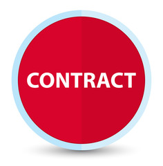 Contract flat prime red round button