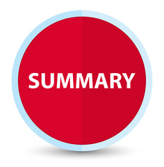Summary flat prime red round button
