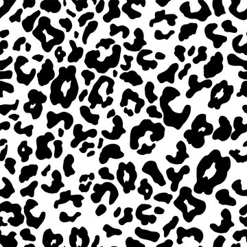 Neon green leopard seamless pattern in 80s-90s style. Exotic animal background.