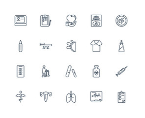 Medical Report, Electrocardiogram, Lung, Gynecology, medical Shi