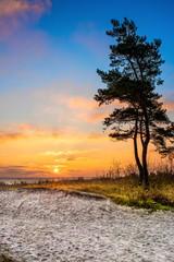 Wunderschöner Sonnenaufgang an der Ostsee