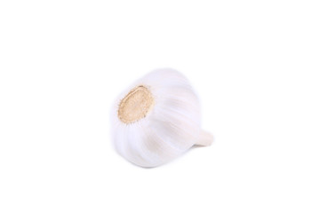 Fresh garlic isolated on a white background