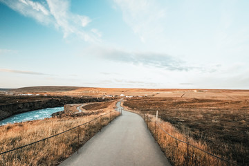 Road to Iceland's Godafoss