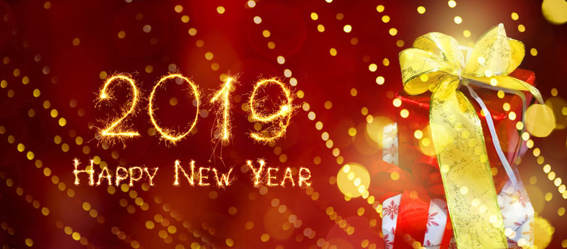Wide Angle holiday web banner Happy New Year 2019