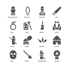 Esoteric, Jacket, Broom, Skull, Circus, Magic assistant, Ring, C