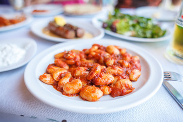 Gigantes, Riesenbohnen in Tomatensauce © Michael