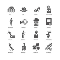 Accident, License, Money, motorcycle accident, Car, Falling, Dis