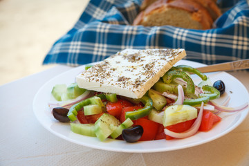 Griechischer Salat, Griechischer Bauernsalat