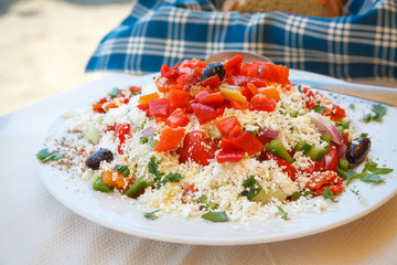 Griechischer Salat, Griechischer Bauernsalat