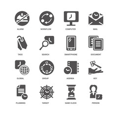 Person, Document, Smartphone, Planning, Key, Alarm, Tags, Global
