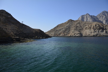Fototapeta na wymiar Omani Fjord