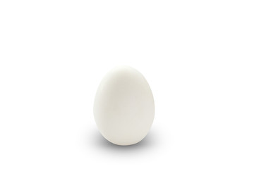 Egg isolated on white background.