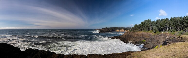 Near Devils Throat Pacific Ocean