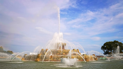 Buckingham Fountain at Grant Park in Chicago, Illinois