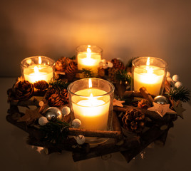 Bonito centro de mesa navideño