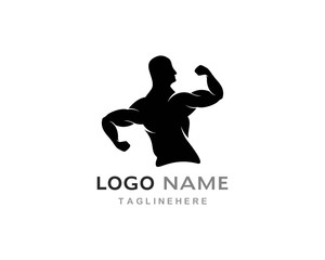 Bodybuilder logo