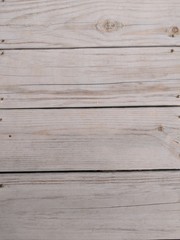 Fototapeta premium Wood grain texture planks boards white gray knots 