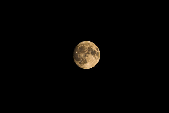 Full moon close up.