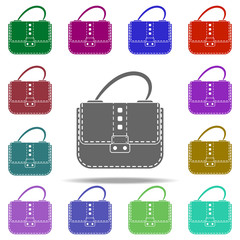 ladies handbag icon. Element of bag icon for mobile concept and web apps. Detailed ladies handbag icon can be used for web and mobile. Premium icon on white background