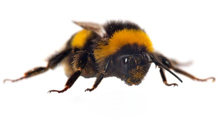 bumblebee isolated on the white background