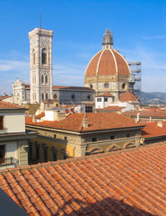 Fototapeta na wymiar Skyline of the city of Florence, Italy