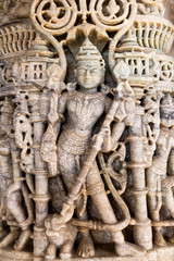 Ancient statue of Indian god
