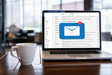 Mail Communication Connection message to mailing contacts phone Global Letters Concept