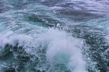 Fototapeta na wymiar Rapid Waves On The Celtic Sea