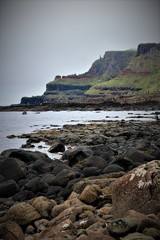 The Giants Causeway In Northern Ireland Is Home To Hardened Lava, Basalt Colomns, And Irish Mythology