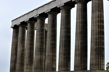 Calton Hill Landmark In Edinburgh, Scotland