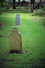 Old Gravestones With No Wording