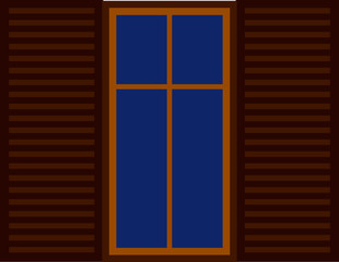 Simple night window