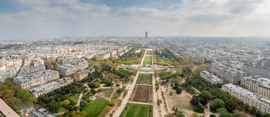  Wide Angle Panorama of the Camps Mars Side From the Eiffel Tower © porqueno