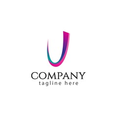 J Company Logo Vector Template Design Illustration