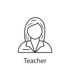 Teacher icon. Element of profession avatar icon for mobile concept and web apps. Detailed Teacher icon can be used for web and mobile