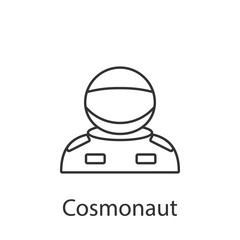 Cosmonaut icon. Element of profession avatar icon for mobile concept and web apps. Detailed Cosmonaut icon can be used for web and mobile