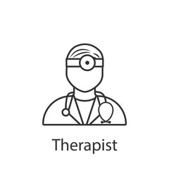 Therapist icon. Element of profession avatar icon for mobile concept and web apps. Detailed Therapist icon can be used for web and mobile