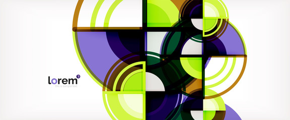 Obraz premium Modern geometric abstract background