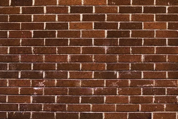 Papier Peint photo autocollant Mur de briques Brown brick wall textured background
