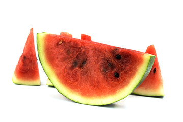 Fresh watermelon From the farm isolate on white
