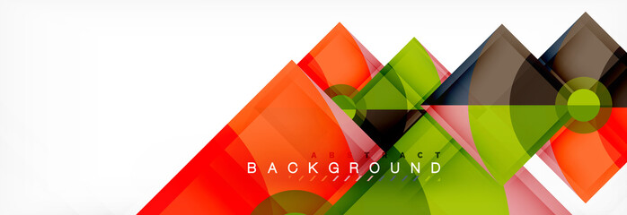 Modern geometric abstract background