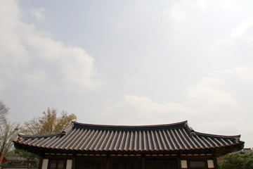 Korean Traditional Building House : Jeonju, South Korea - view of Jeonju Hanok village, South korea. Famous place in Jeonju