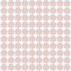 floral red frame vector background card flower illustration