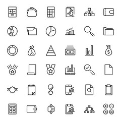 Financial icon set