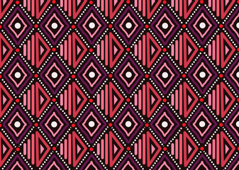 Aboriginal dot art vector seamless background.