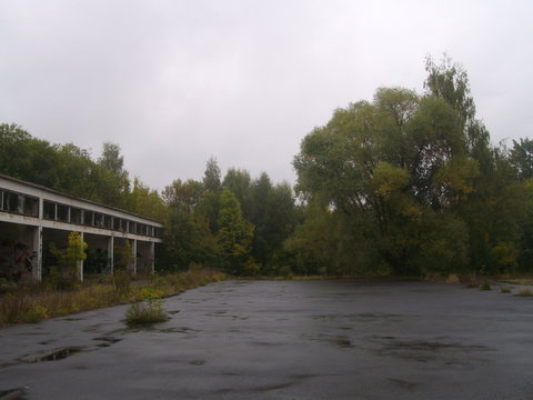 Verlassene milit&auml;rische Geb&auml;ude