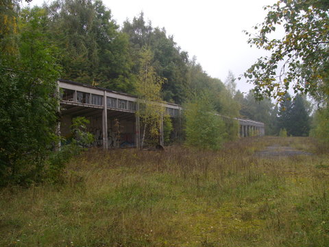 Verlassene milit&auml;rische Geb&auml;ude